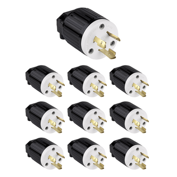 Enerlites Industrial Grade Locking Plug, 20 A, L6-20P